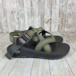 Chaco Z1 Classic Men's Sandals Black Yellow Gray‎ Adjustable Straps Size M7